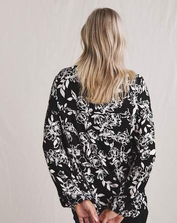 Julipa Volume Sleeve Jersey Top