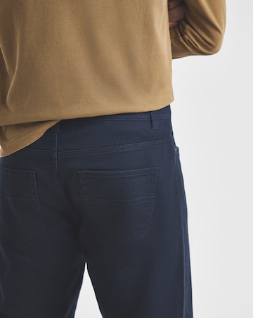 Union Navy Loose Fit Stretch Gabardine Jean