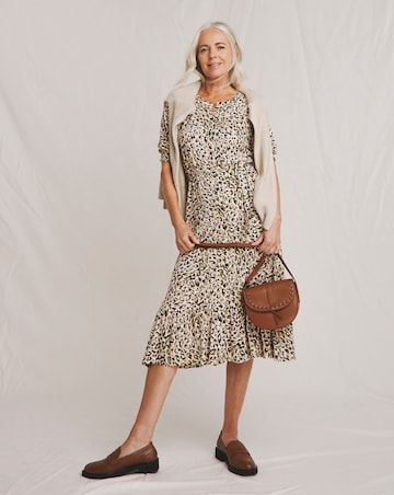 Julipa Button Front Dress with Shirring