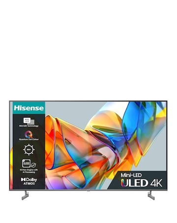 Hisense 65in 65U6KQTUK Smart 4K UHD HDR Mini-LED TV with Dolby Vision IQ