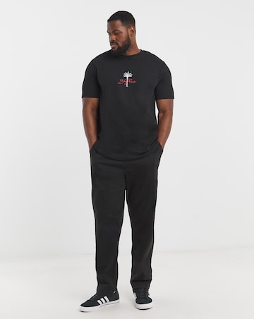 Jack & Jones Bradley Back Graphic T-Shirt - Black