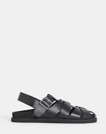 Seattle Leather Fisherman Style Mules With Slingback - Extra Wide Fit (EEE)