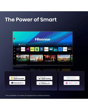 Hisense 65U7QTUK 65in Mini-LED 4K Ultra HD HDR Smart TV