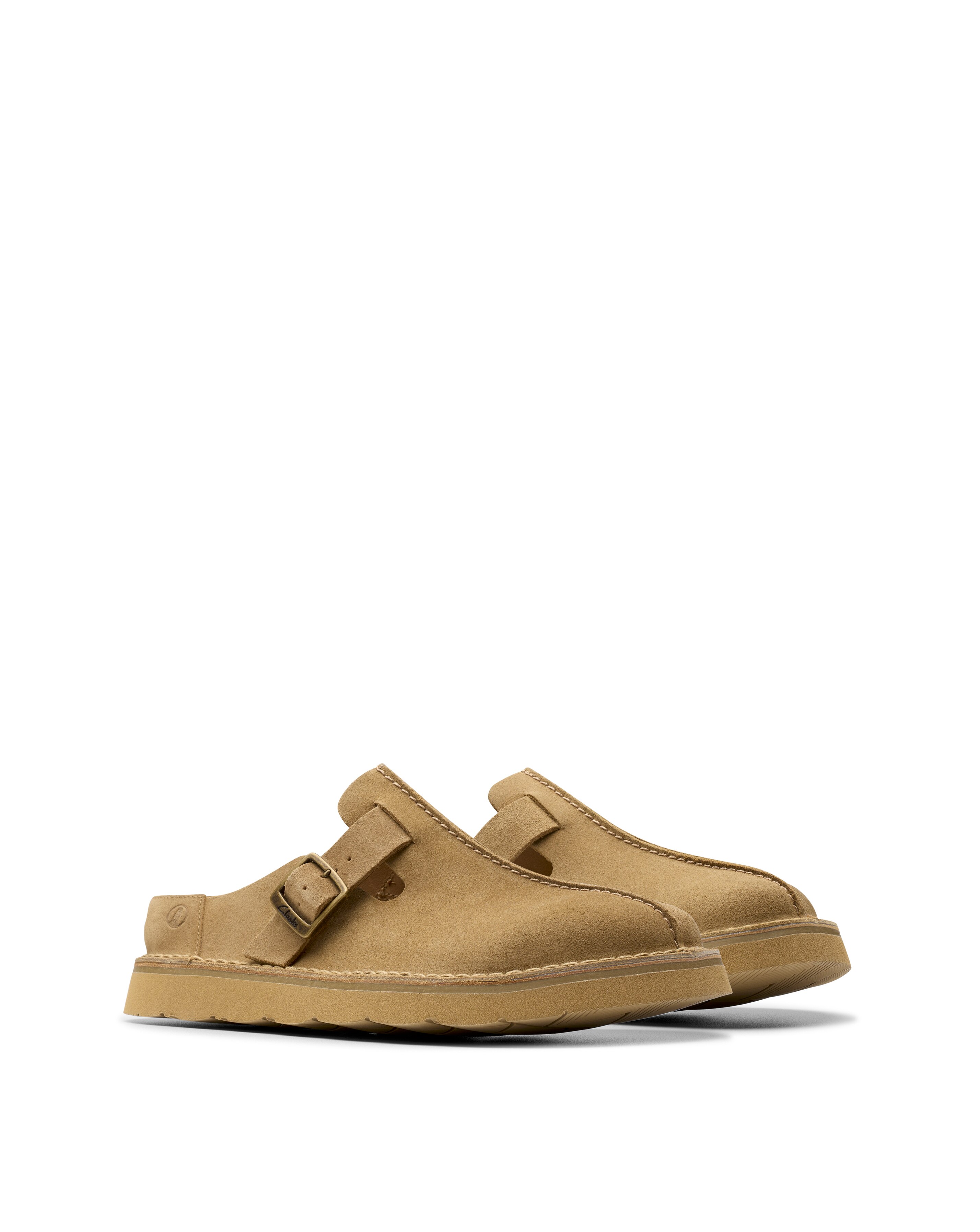 Clarks Solsbury Mules - Dark Sand | JD Williams