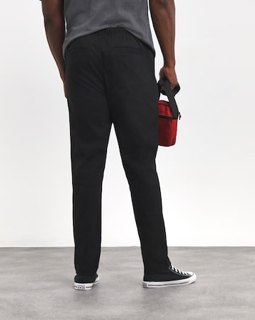 Elasticated Waist Cuffed Chino Trouser