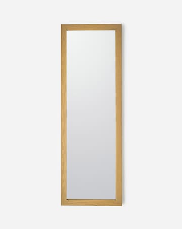 Long Wall Mirror - Oak
