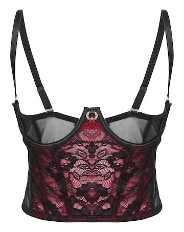 Simply Be Cupless Underwire Lace Longline Bra