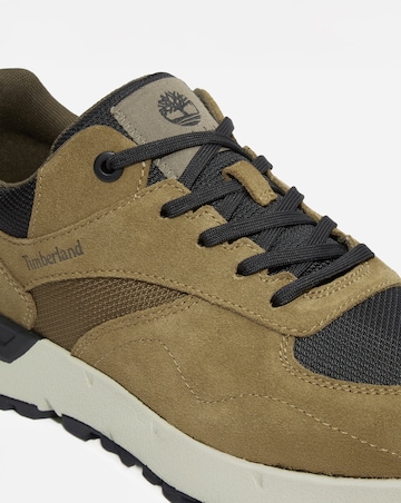 Timberland Voyager Park Low Lace Trainer - Olive