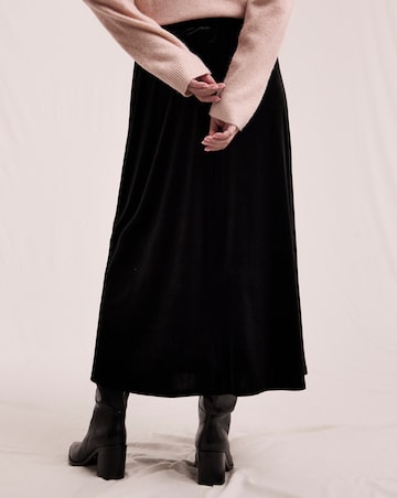 Julipa Velvet Midi Skirt