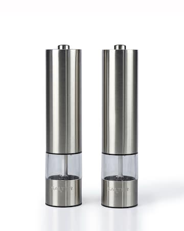 Salter Stainless Steel Electric Mill Set