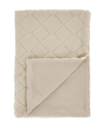 Catherine Lansfield Cosy Diamond Throw