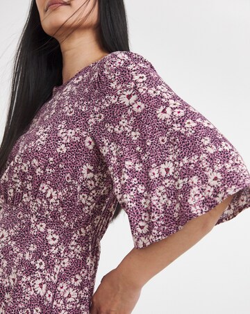 Half Sleeve Angel Sleeve Tea Dress