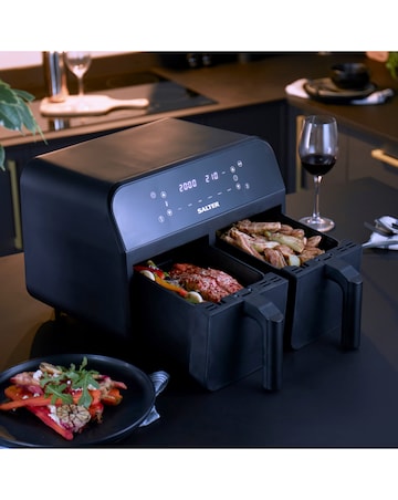 Salter Dual Air Cook Digital Pro Air Fryer 7.4L
