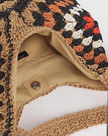 Packable Raffia Beach Bag