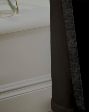 Hyperion Selene Luxury Chenille Weighted Thermal Eyelet Curtains