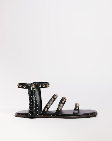 Leather Tassle Detail Sandal - Extra Wide Fit (EEE)