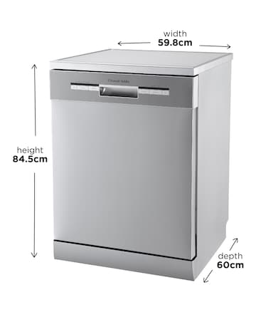 Russell Hobbs RHDW3SS Stainless Steel 12 Place Dishwasher