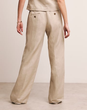 Anthology Pure Linen Wide Leg Trousers