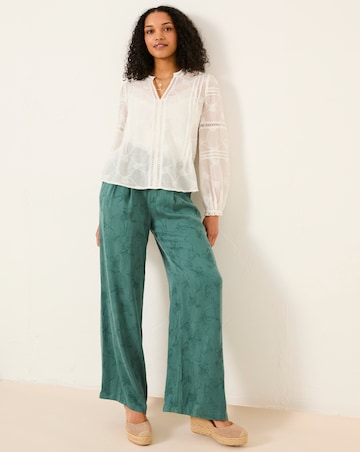 FatFace Copper & Black Jasmine Decorative Blouse