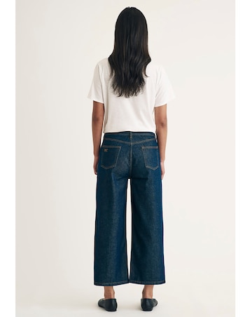 Nobody's Child Rinse Cropped Wide Leg Jean