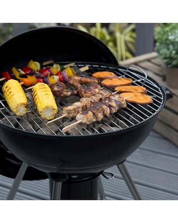 George Foreman Portable Kettle Charcoal BBQ