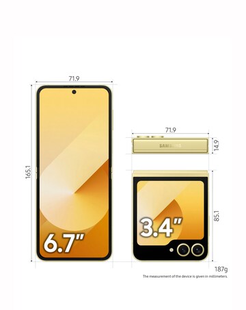 Samsung Galaxy Z Flip6 512GB 5G - Yellow - Galaxy AI