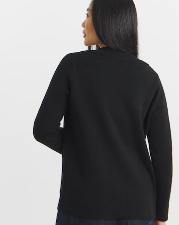 Black Knitted Blazer