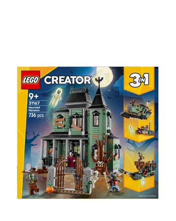 LEGO Creator 3in1 Haunted Mansion House Building Toy 31167
