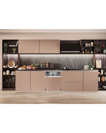 Hotpoint H2IHD526UK Fully Integrated Full Size Dishwasher 14 Place Silver