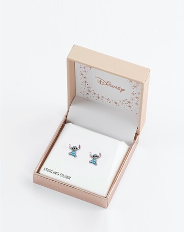 Lilo & Stitch Sterling Silver Stitch Stud Earrings