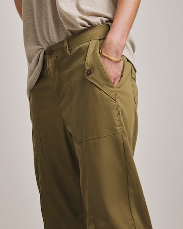 Anthology Khaki Cargo Lyocell Trousers