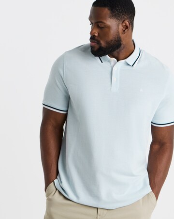 Jack & Jones Paulos Tipped Polo - Light Blue