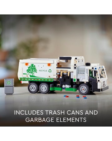 LEGO Technic Mack LR Electric Garbage Truck Toy Recycling Set 42167