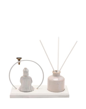 Serenity Buddha Incense & Diffuser Holder Gift Set