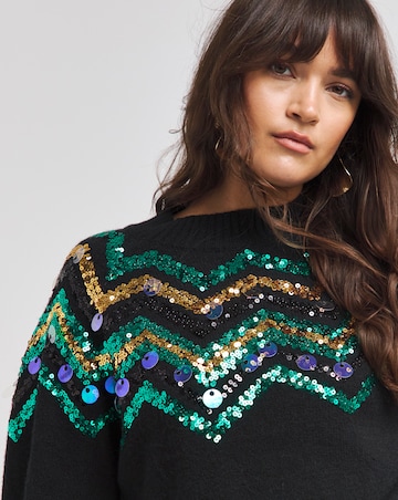 Lovedrobe Sequin Jumper