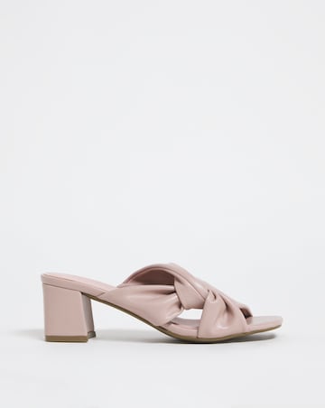 Joanna Hope Block Heel Twist Mule - Extra Wide Fit (EEE)