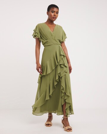 Joanna Hope Ruffle Maxi Dress