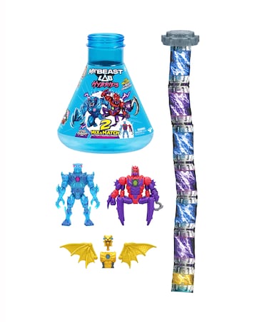 MrBeast Lab Hybrids Multipack Spider vs Energy Panther Figures