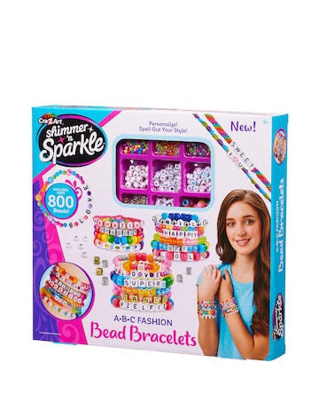 Shimmer 'N' Sparkle ABC Fashion Bead Bracelets