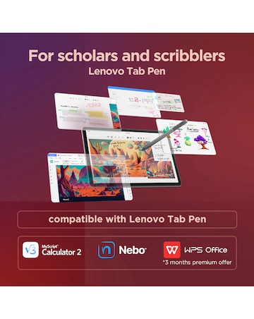 Lenovo M11 Gen 3 11in FHD 4GB 128GB Dolby Android Tablet and Pen