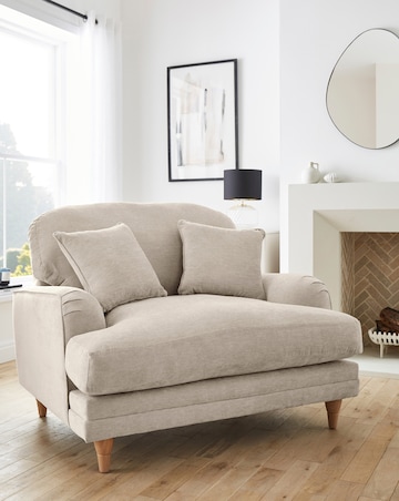 Azra Chenille Snuggle Chair