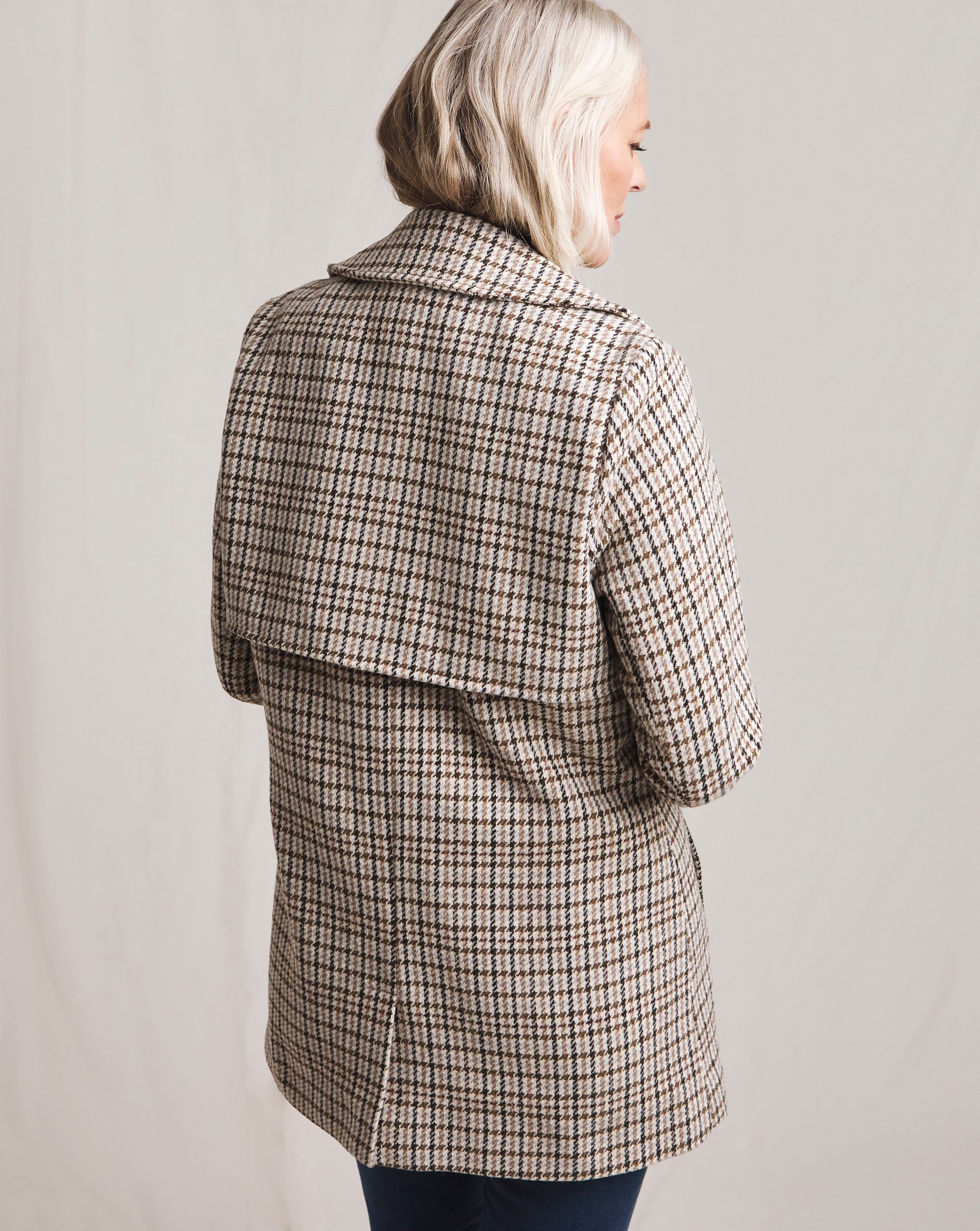 Julipa Houndstooth Check Jacket | JD Williams