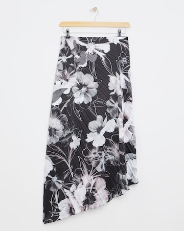 Joanna Hope Asymmetrical Pleated Skirt