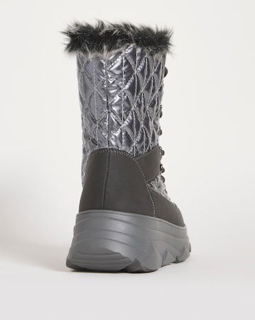 Alaska Lace Up Snow Boots - Extra Wide Fit (EEE)