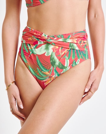 MAGISCULPT Medium Control Twist Front High Waist Bikini Bottoms