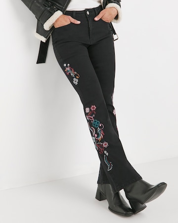 Joe Browns Embroidered Straight Leg Jeans