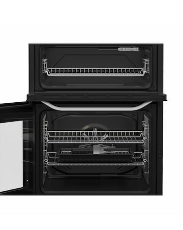 Hotpoint HTE6VDCW 60cm Electric Twin Cooker with Multiflow - White Installation