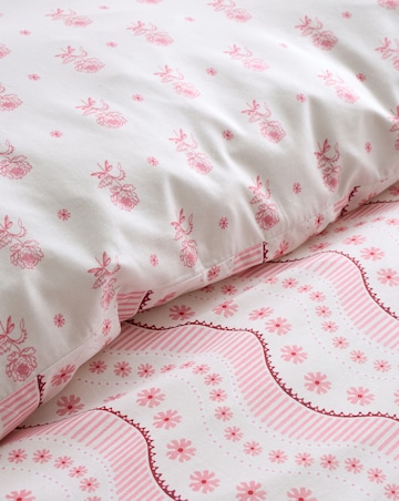 Cath Kidston Spitalfield Silk Stripe 100% Cotton Duvet Cover Set