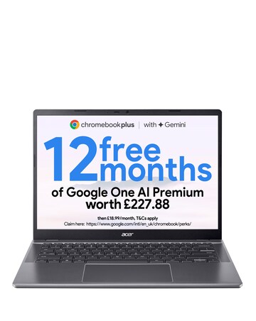 Acer Chromebook Plus 514 - 14in UHD Intel Core i5 8GB 512GB