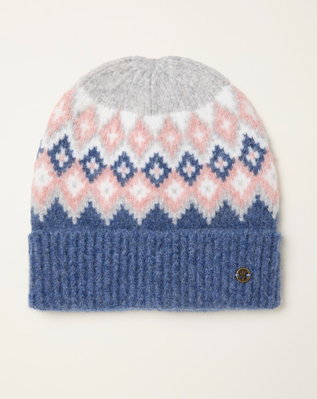 FatFace Frankie Fairisle Hat